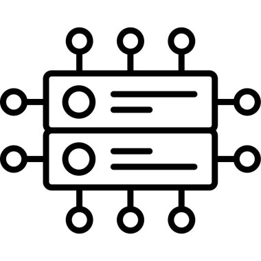 devre kartı vektör simgesi