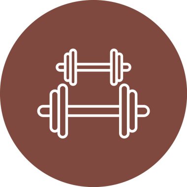 dambıl simgesi vektör illüstrasyonu