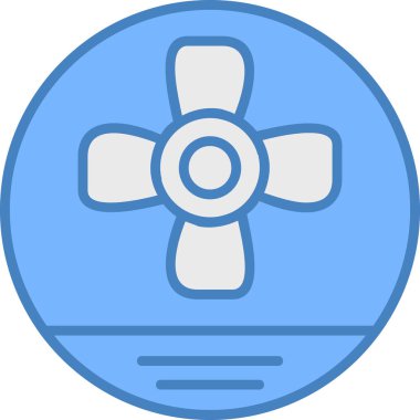 fan simgesi vektör illüstrasyonu