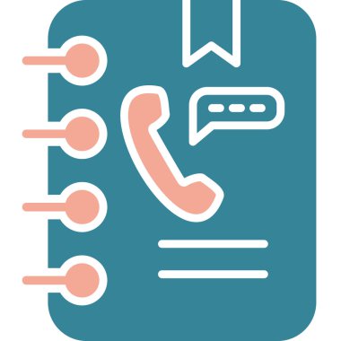 Telefon simgesi vektör illüstrasyonu