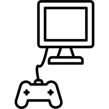 oyun konsolu çubuk vektör çizimi