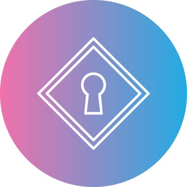 Bir evin bir simgesinin vektör illüstrasyonu