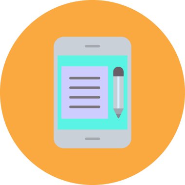 - Telefon. Web simgesi basit illüstrasyon