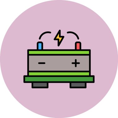 pil vektör illüstrasyonu