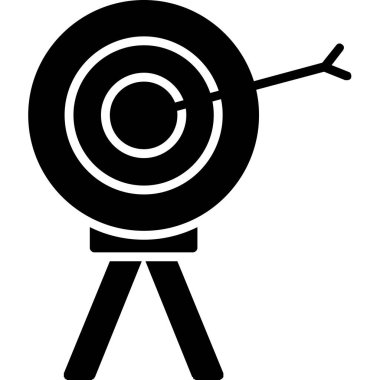 Hedef. Web simgesi basit illüstrasyon