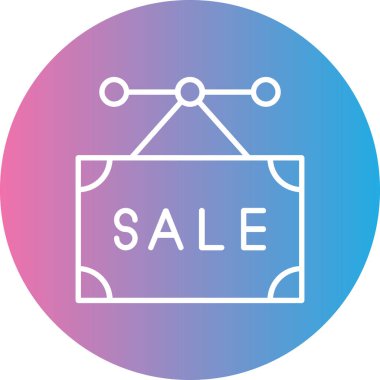 Satış. Web simgesi vektör illüstrasyonu