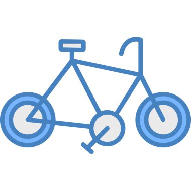 bisiklet bisiklet bisiklet ikonu Doldurulmuş dış hat biçimi