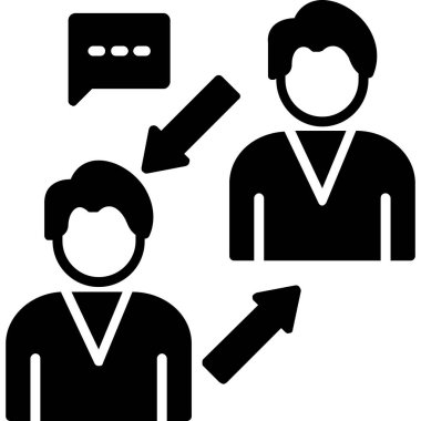 İş adamlarının vektör illüstrasyonu