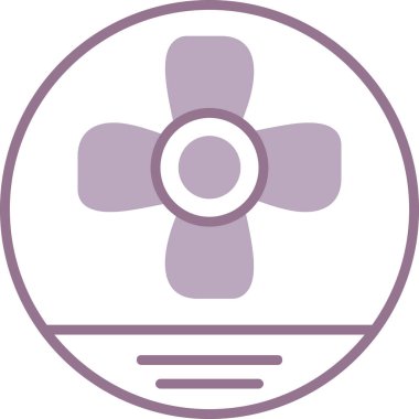 Hayran. Web simgesi basit illüstrasyon