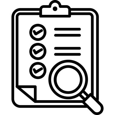 vektör illüstrasyonunda belge simgesi