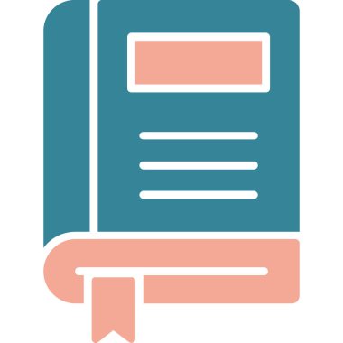 kitap simgesi vektör illüstrasyonu