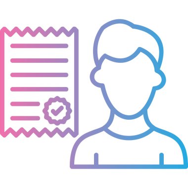 Rozet. Web simgesi basit illüstrasyon