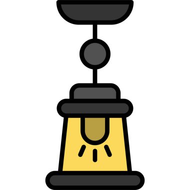 fener ışığı ikonu. Web için ana hatlar dizaynı