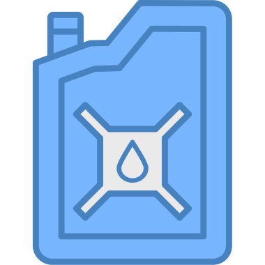 Kimyasal sıvı simgesi, vektör illüstrasyonu