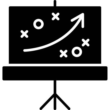 iş grafiği simgesi, vektör illüstrasyonu