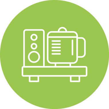 Vektör kahve makinesi simgesi