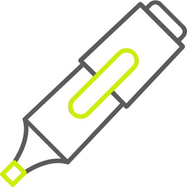 Boya Fırçası. Web simgesi basit illüstrasyon