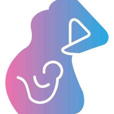 Bebek oğlan ikonu. vektör illüstrasyonu