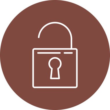 Kilidin vektör illüstrasyonu