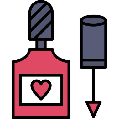 Bir kalp simgesinin vektör illüstrasyonu