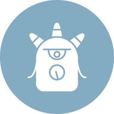 Şirin bir simgenin vektör illüstrasyonu