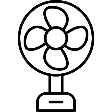 fan simgesi vektör illüstrasyonu