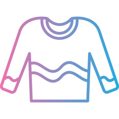 shirt simgesi vektör illüstrasyonu