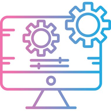 Web tasarım geliştirme simgesi, vektör illüstrasyonu.