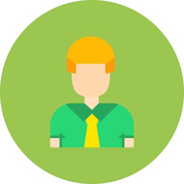 avatar erkek kişi simgesi düz stil