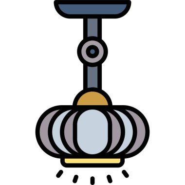 Su borusu simgesi, çizgi film tarzı