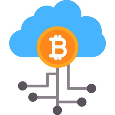 bulut ağ simgesi ile doldurulmuş ana hat biçimi