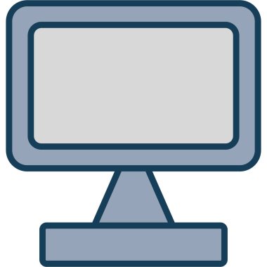 bilgisayar görüntüleme simgesi - taslak biçimi