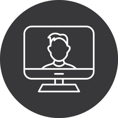 Kolayca değiştirebilen ya da düzenleyebilen dizüstü bilgisayar vektörü simgesi