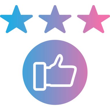 yıldız simgesi vektör illüstrasyonu