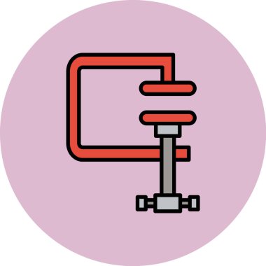 uydu simgesi, basit vektör illüstrasyonu