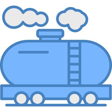 Lokomotif. Web simgesi basit illüstrasyon