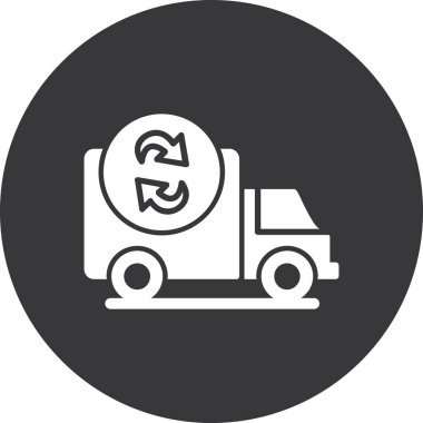 Modern oto tamir simgesinin vektör illüstrasyonu