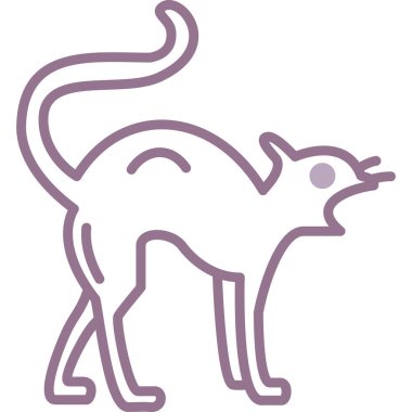 Hayvan ikonu. vektör illüstrasyonu