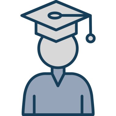 Mezuniyet şapkası Basit resimleme