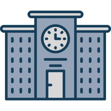 yapı saati simgesinin ana hatları doludur