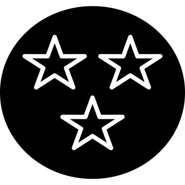 Favori vektör simgesi. biçim düz daire içine alınmış sembol, siyah renk, yuvarlak açılar, beyaz arkaplan