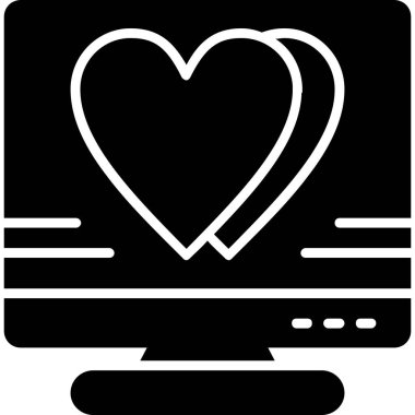bilgisayar monitörü aşk simgesi