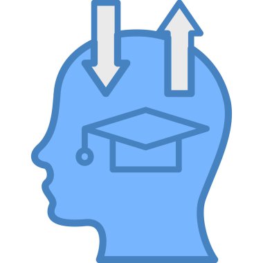 Eğitim. Web simgesi basit illüstrasyon