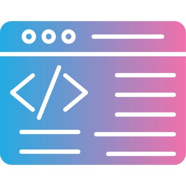 Web simgesi vektör illüstrasyonu