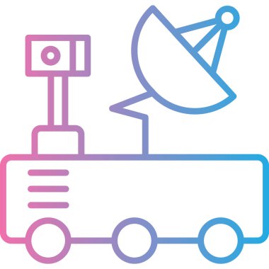 Televizyon. Web simgesi basit tasarım