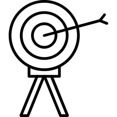 hedef ağ simgesi, vektör illüstrasyonu