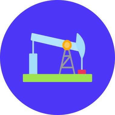 yağ pompası ikon vektör illüstrasyonu.