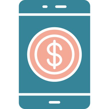 Dolar işareti simgesi ile Smartphone
