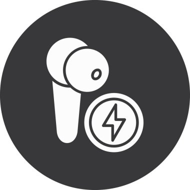 elektrik güç dolgu simgesi ana hat biçiminde