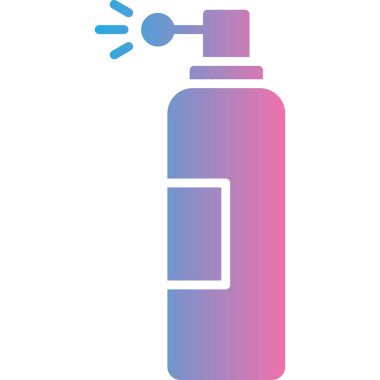 Sprey şişe simgesinin vektör illüstrasyonu